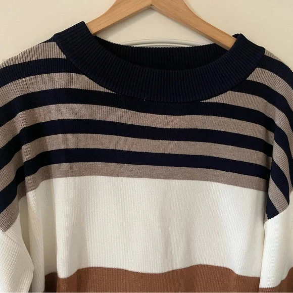 NWOT Adrianna Papell Designer Long Sleeve Lightweight Sweater Size XL - Picture 6 of 16